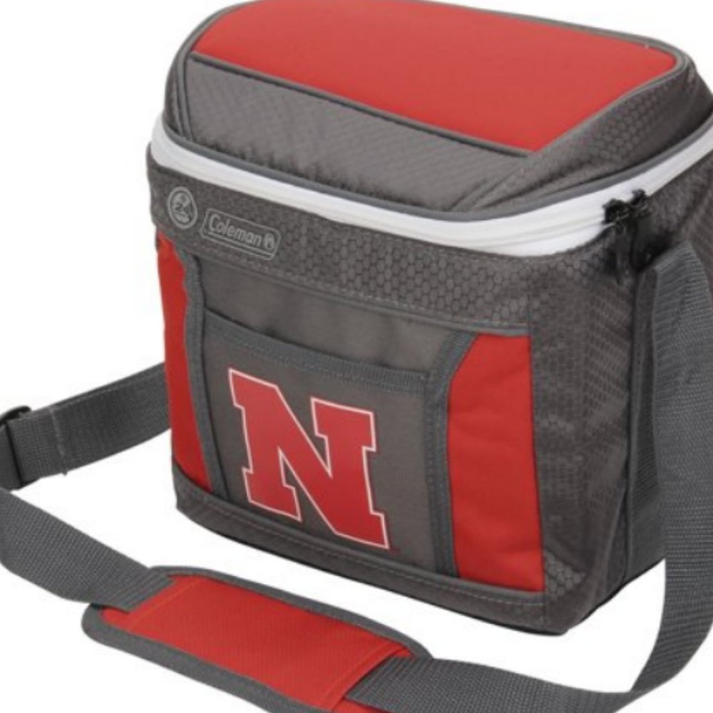 NEW! Nebraska Cornhuskers Coleman 9-Can Cooler Bag